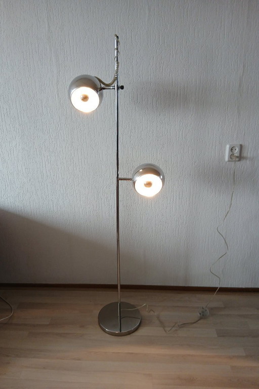 Bollen Vloerlamp – Chroom - Leimotiv 
