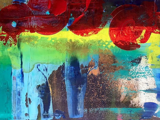 Image 1 of Original Acrylic Painting Abstract Expressionism Dance of Life