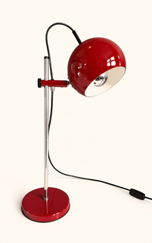 Lampe de table vintage - Lampe globe style futuriste - Années 1970