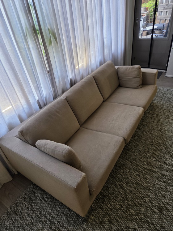Minotti Pollock Sofa – Textile, Chrome (photo 3 of 8)