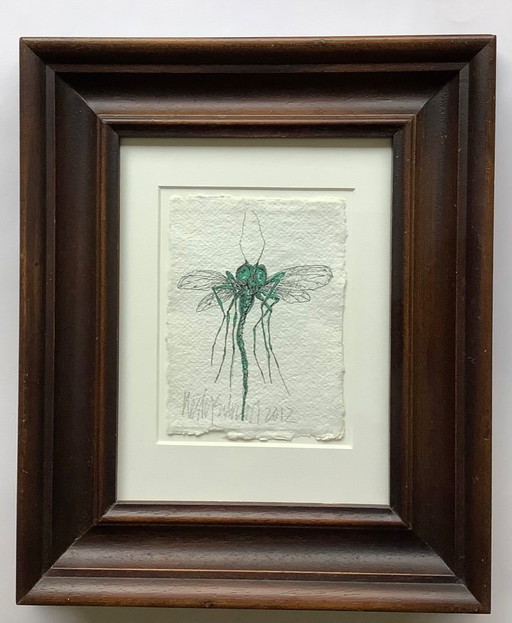 Dessin unique d'Hester Schroor