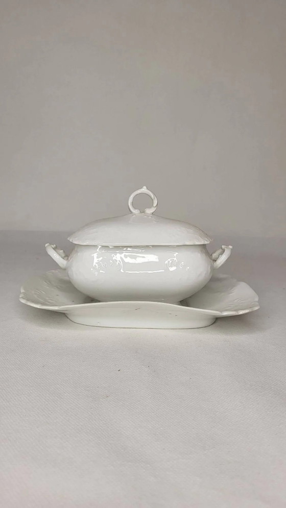 19th century Limoges Pouyat porcelain gravy boat – Crockery (photo 6 of 6)