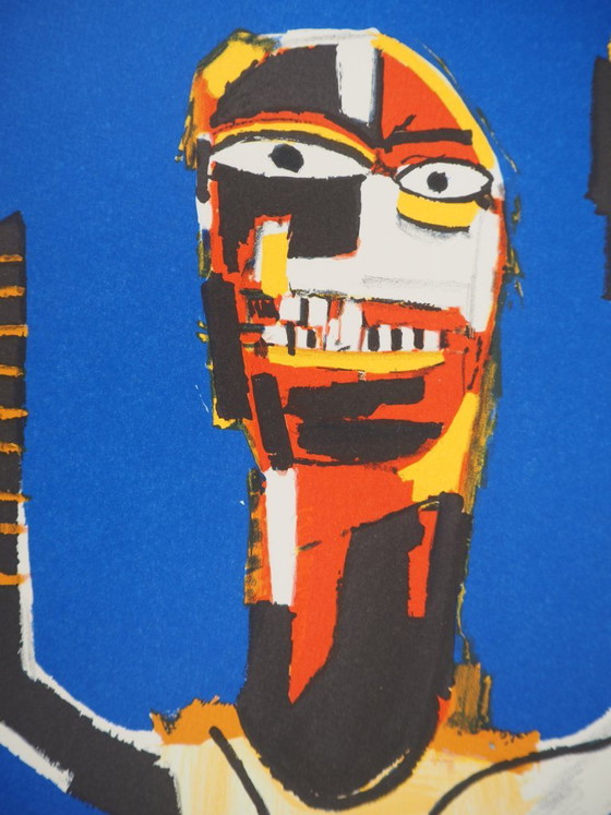 Jean-Michel Basquiat: Sign of Welcome, Signed Lithograph – Lithographs & prints, Paper (photo 6 of 10)