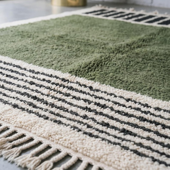 Grüner marokkanischer Teppich 300x200 – Teppiche & Läufer, Wool (photo 3 of 6)