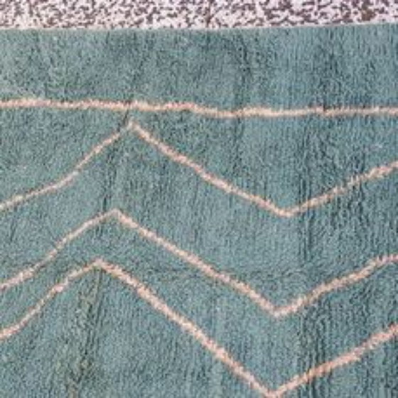 Image 1 of Hand-knotted Berber wool rug 274x134cm