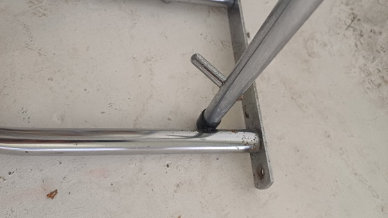 Image 1 of Chrome coat rack