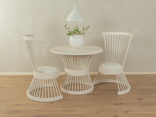 Ensemble de meubles des années 70 par Horst Romanus Wanke, table et chaises