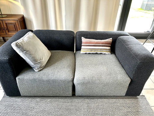 Hay Mags Soft Sofa 2.5 Seater Wool Felt incl. Hay Mags Cushions