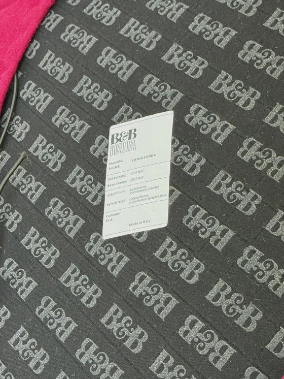 Image 1 of Camaleonda Modular Sofa in Bordeaux/Fuchsia Par Mario Bellini pour B&B Italia