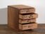 Cassettiera da scrivania giapponese in rovere e pino rosso, periodo Mid-Showa, c. 1945–1970 – Mobili archivio (photo 7 of 40)