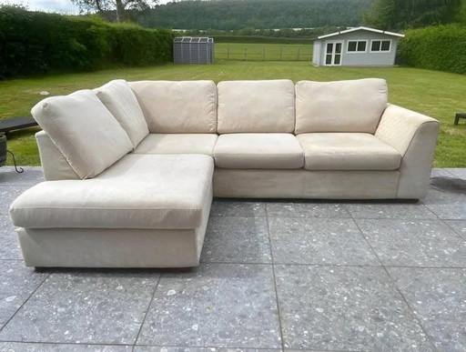 Neu Komfort Dylan Plüsch Samt / Jumbo Cord Sofas: 3+2 Sitzer L Form, V Form Ecksofa (C.O.D)