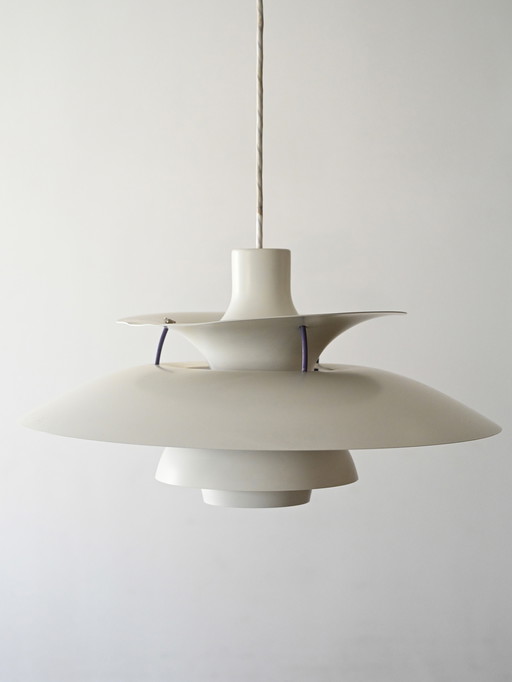 White PH 5 Pendant by Poul Henningsen