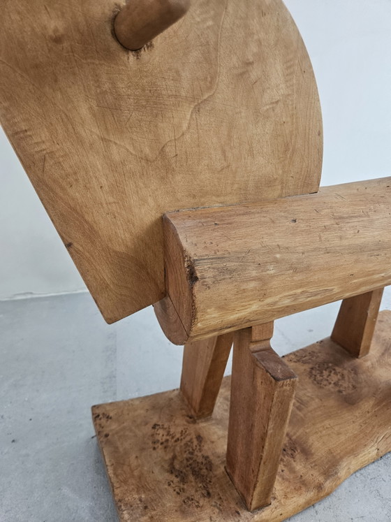 Unique Vintage Wooden Rocking Horse – Decorative Objects (photo 6 of 7)