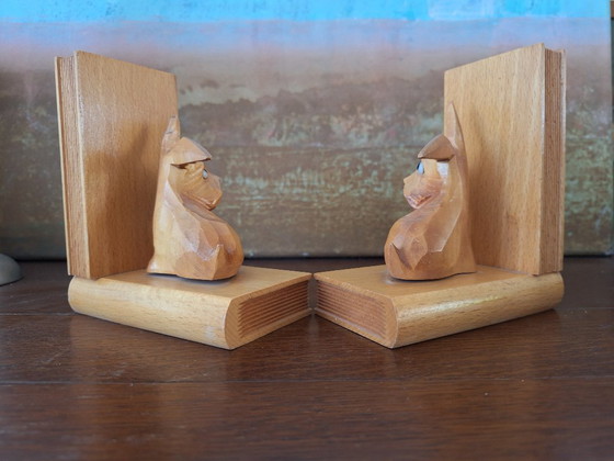 Image 1 of handmade dogs, bookend