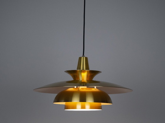 Image 1 of Danish vintage Roma pendant lamp by Junge, 1980s