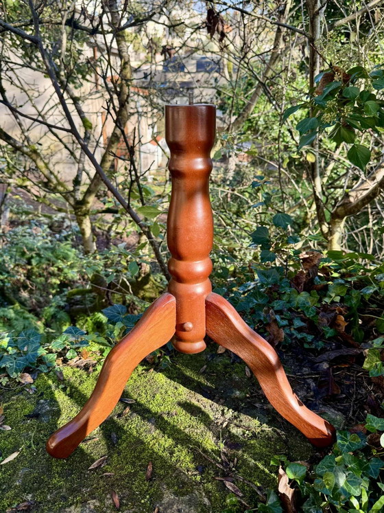 Table d'appoint vintage en bois massif – Tables d'appoint, Wood (photo 10 of 10)
