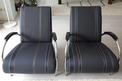 2x Fauteuil Gelderland 5770 Design Jan Des Bouvrie