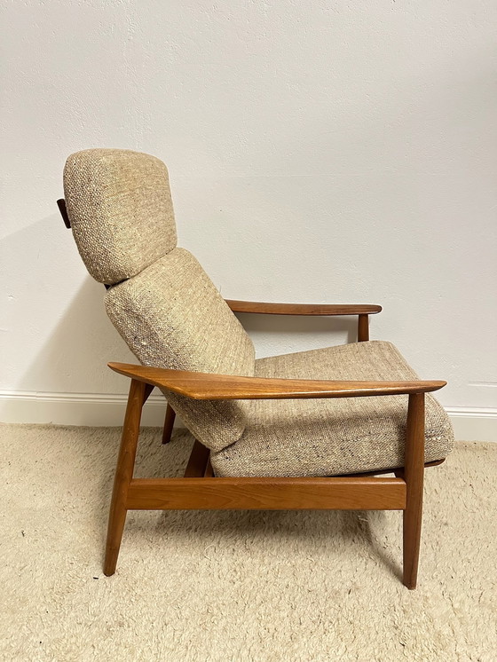 Image 1 of Poltrona in teak, Francia, anni '60, Arne Vodder FD 164