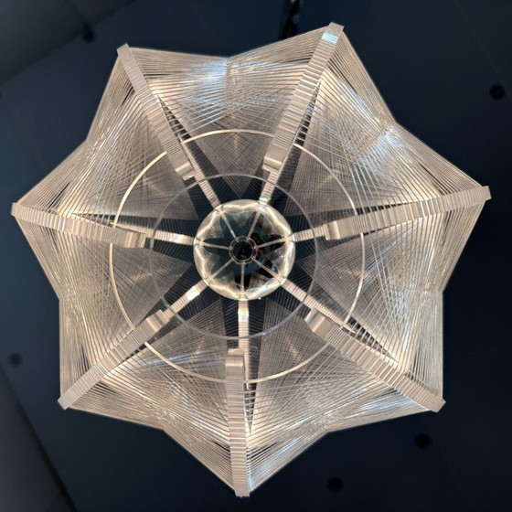 Image 1 of Paul Secon plexiglass pendant lamp for Sompex 1960s