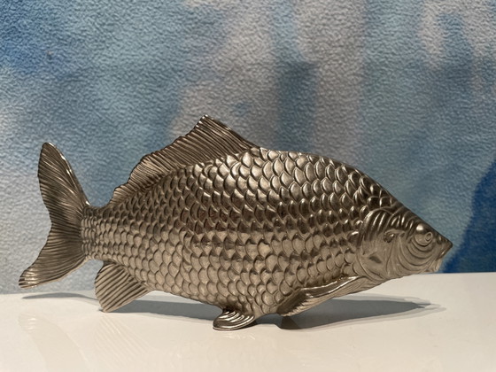 Image 1 of Fish/Carp Napkin Holder “Modelo Depositato”. (Italian design patent)