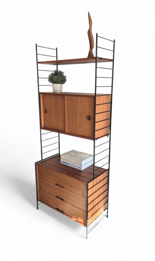 Sistema de pared modular independiente de estilo vintage, WHB