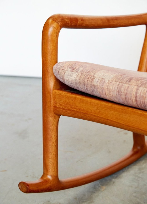 Image 1 of Fauteuil à bascule de Hans Olsen pour Juul Kristensen