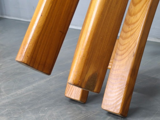 Image 1 of Ensemble de 8 fauteuils de salle à manger en pin de style postmoderne tchèque, années 1970