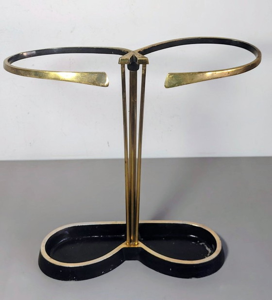 Image 1 of Carl Auböck Umbrella Stand Mid Century Brass Vintage 50s, Austria