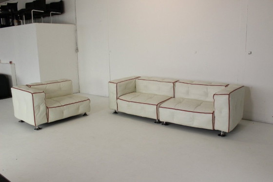 Image 1 of Bretz Don Corleone leather corner sofa designer couch