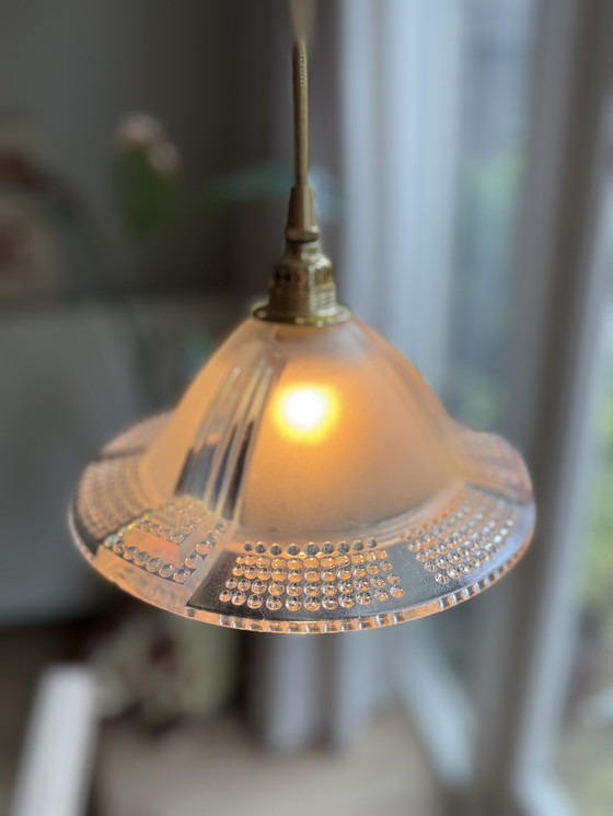 Image 1 of Art Deco holophane lamp