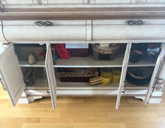 Image 1 of Bellissima vetrina fatta a mano in vero legno