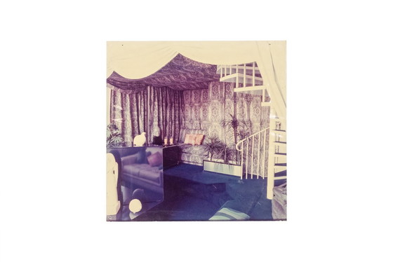 Image 1 of Jansen House. Mobile per dischi in vinile con vetro fumé. Anni '70.