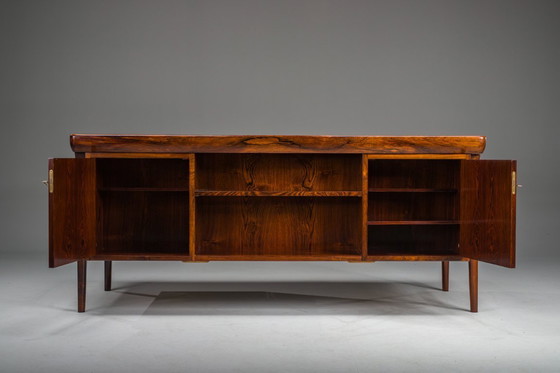 Image 1 of Moderner dänischer Chefschreibtisch Palisander von Ib Kofod Larsen für Faarup Møbelfabrik, 1960