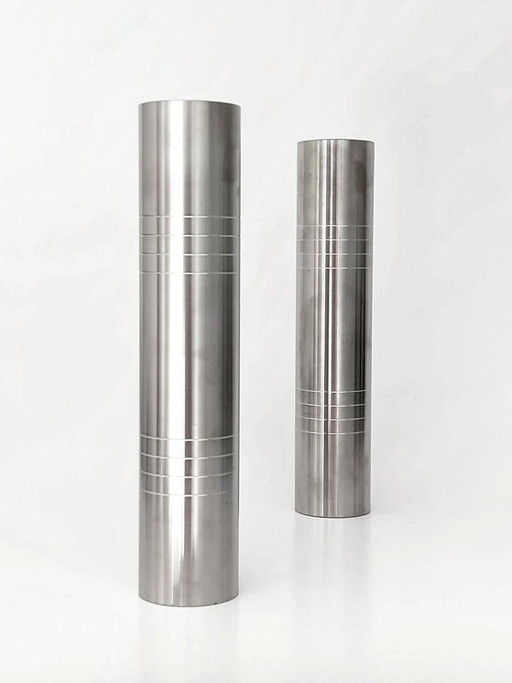 Stainless Steel Vases Minimal Design – vazen, Metal (photo 2 of 8)