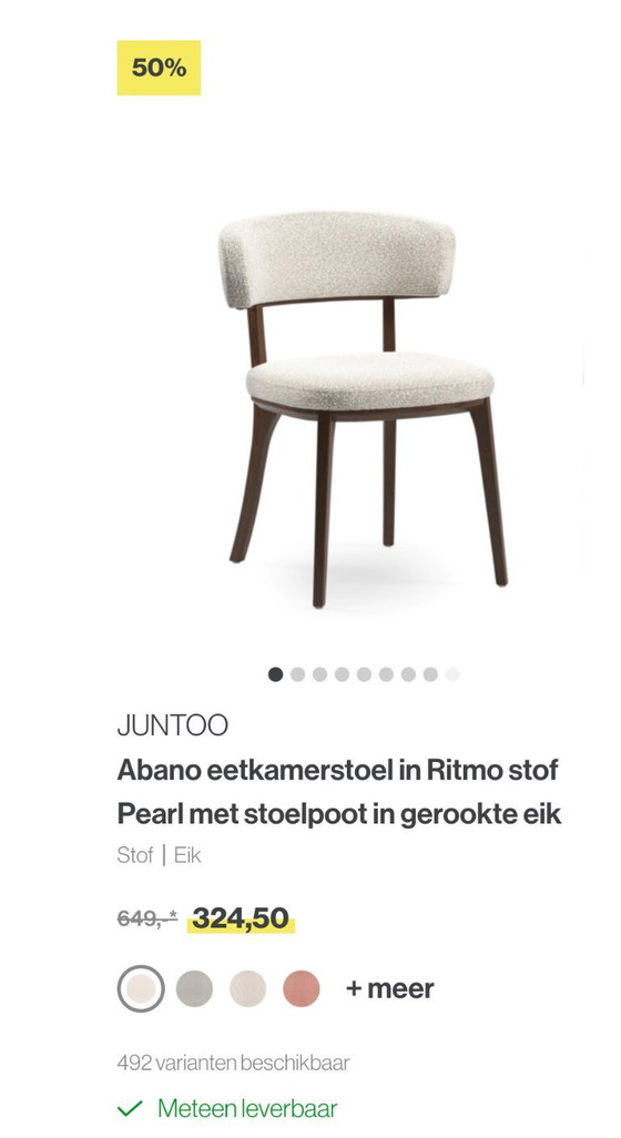 Image 1 of Sedia da pranzo Juntoo x6