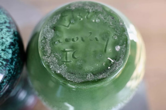 Image 1 of 4x Accolay Vases, Signed Ceramics, France 60's