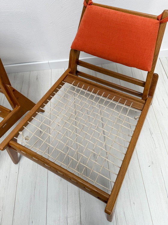 Image 1 of 1960s Vintage ‘Hunting Chair’ Lounge Seating Set with Ottomans by Heinz Heger for PGH Annaberg-Buchholz