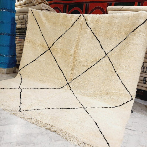 Großer, handgefertigter Berberwollteppich, 250 x 250 cm – Teppiche & Läufer, Wool (photo 9 of 9)