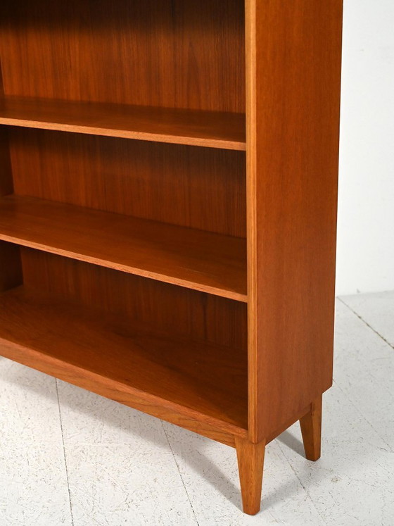 Image 1 of Skandinavisches Teakholz-Bücherregal von Ferdinand Lundquist, 1960er Jahre