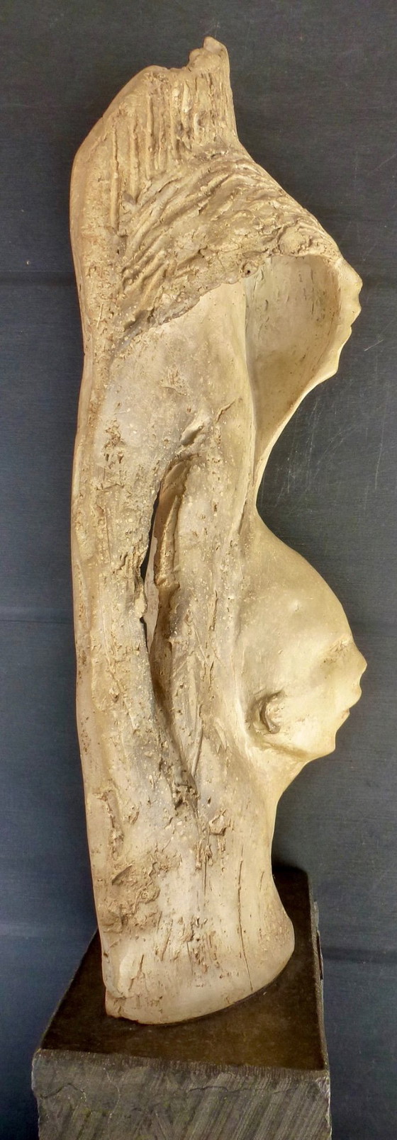 Image 1 of Sculpture de Rudy Verstringe, « Double Face » – 45 cm.