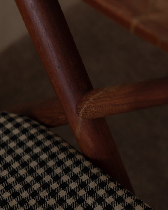 Image 1 of Set van 2 vintage Deense teakhouten schommelstoelen model 182 van Frank Reenskaug voor Bramin, jaren 1950.