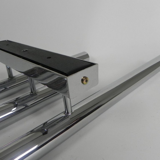 Image 1 of TeDe light wall lamp with 3 chrome cylinders, 1970s