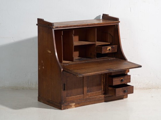 Ancien bureau japonais à abattant – Période Taishō, Japon, circa 1920 – Bureaux, Iron (photo 17 of 40)
