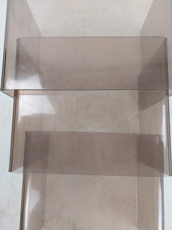 Image 1 of 1 X Mimiset Nesting Tables Plexiglas Purple By Dumas