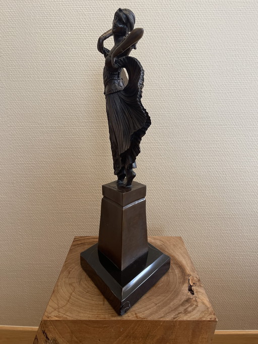 Bronzen beeld Chiparus