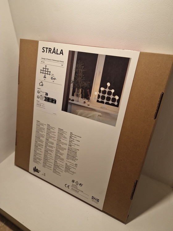 IKEA Strala vintage tafel lamp  Limited edition 2023, Tafellampen, Kunststof, Wit (foto 2 van 8)