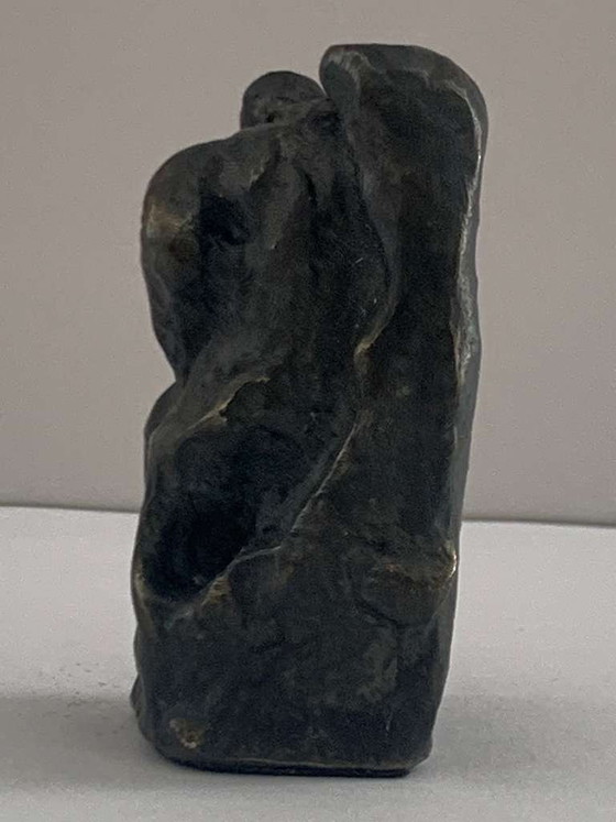 Image 1 of Alfred Hrdlicka - Study for Anthropos, 1981, fully sculpted tin casting, numbered with artist's signature and foundry stamp