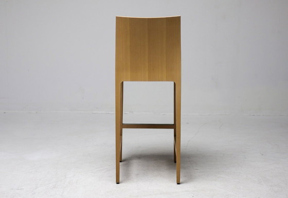 Image 1 of SET DI SEI SGABELLI DA BAR “ANNA” IN FAGGIO DI CRASSEVIG, ITALIA, ANNI '90