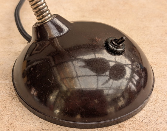 Image 1 of Bakeliet Bauhaus Tafellampen: "Vader en Zoon".