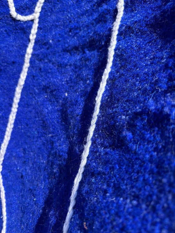 Handmade Moroccan Majorelle Blue Wool Rug – 110 × 170 cm – Rugs & carpets (photo 5 of 11)